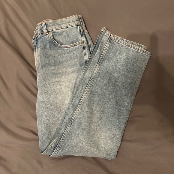 ASOS DESIGN high rise farleigh 'slim' mom jeans (W30 L32) - Picture 5 of 8